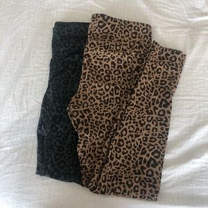 Aritzia TNA leopard print leggings